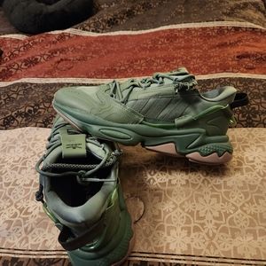 Mens Adidas Ozweego Green Sneakers